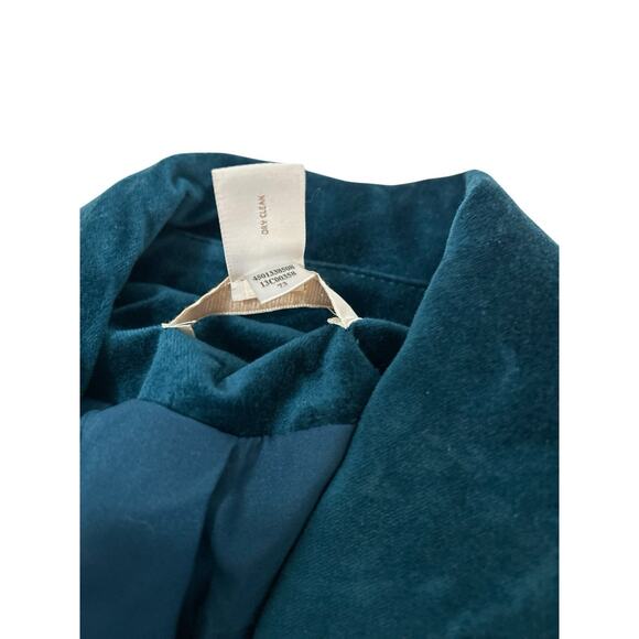 Chicos Women’s Velvet Moto Jacket Full Zip Size Large (2) Dark Boho Edgy - Picture 9 of 9